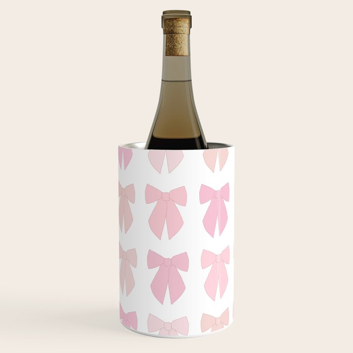 Pink Bows Preppy Coquette Wine Chiller Gallery Image 2