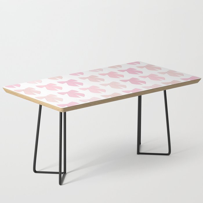Pink Bows Preppy Coquette Coffee Table Gallery Image 1