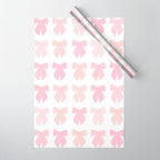 Pink Bows Preppy Coquette Wrapping Paper Gallery Image 1