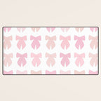 Pink Bows Preppy Coquette Desk Mat Gallery Image 3