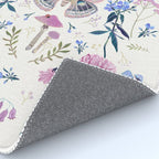 Lilac Butterfly and Flowers Rug Gallery Image 4