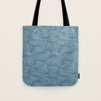 Cat Waves Pattern 2 Tote Bag Gallery Image 1