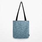 Cat Waves Pattern 2 Tote Bag Gallery Image 2