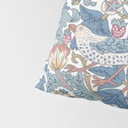 William Morris Strawberry Thief Pastel Blue Floral Pillow Sham Gallery Image 4