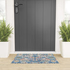 William Morris Strawberry Thief Pastel Blue Floral Welcome Mat Gallery Image 3