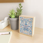 William Morris Strawberry Thief Pastel Blue Floral Mini Art Print Gallery Image 2