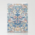 William Morris Strawberry Thief Pastel Blue Floral Stationery Card Gallery Image 2