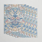 William Morris Strawberry Thief Pastel Blue Floral Wrapping Paper Gallery Image 3