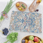 William Morris Strawberry Thief Pastel Blue Floral Cutting Board Gallery Image 2