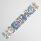 William Morris Strawberry Thief Pastel Blue Floral Table Runner Gallery Image 3