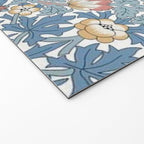 William Morris Strawberry Thief Pastel Blue Floral Welcome Mat Gallery Image 2