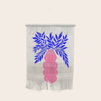 Ruby Pink Vase & Electric Leaves: Vases & Stuff 01 Wall Hanging Gallery Image 1