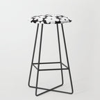 Black & White Flower - 70's White Daisies Stool Gallery Image 1