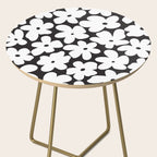 Black & White Flower - 70's White Daisies Side Table Gallery Image 2