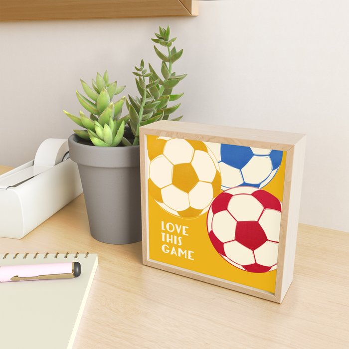 Love This Game - Football Illustration Mini Art Print Gallery Image 2