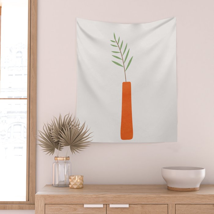 Little Vase Design Wall Tapestry Gallery Image 2