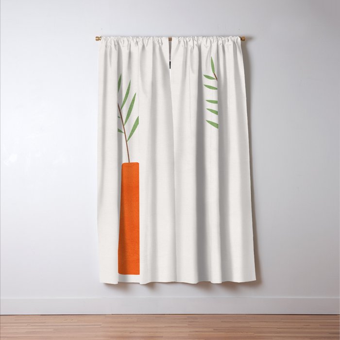 Little Vase Design Window Curtain Gallery Image 3