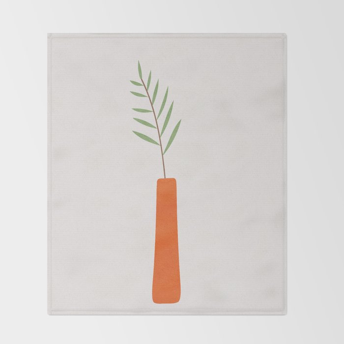 Little Vase Design Throw Blanket Gallery Image 2