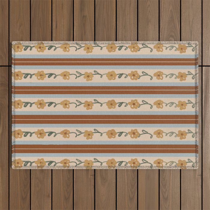 Ditzy Floral Outdoor Rug Gallery Image 1