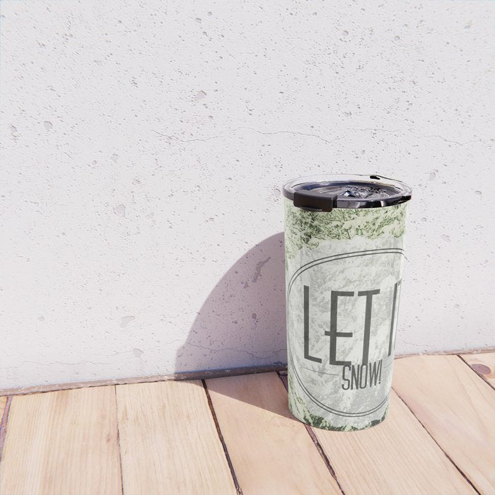 Let It Snow Travel Mug Gallery Image 4