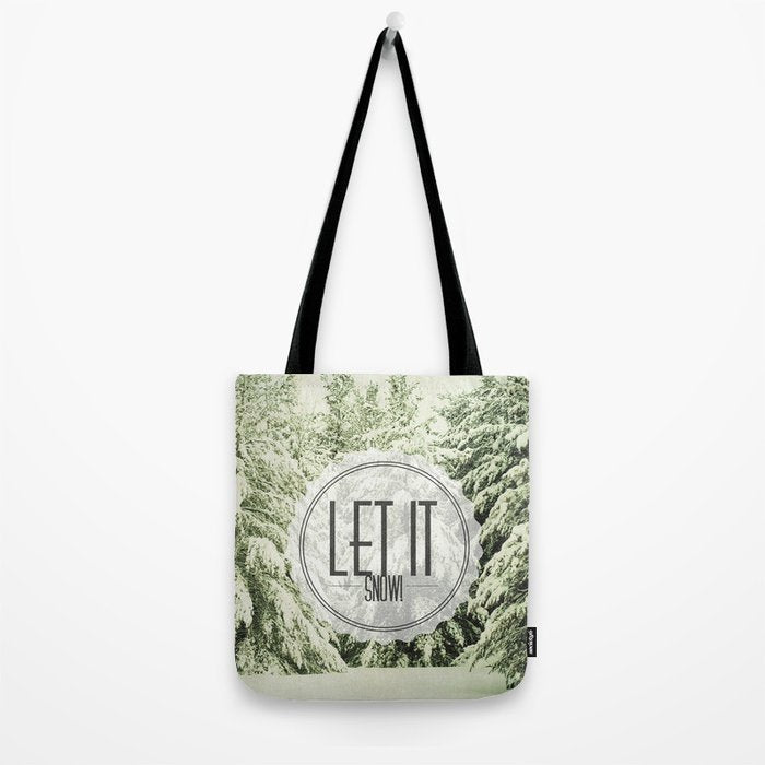 Let It Snow Tote Bag Gallery Image 2