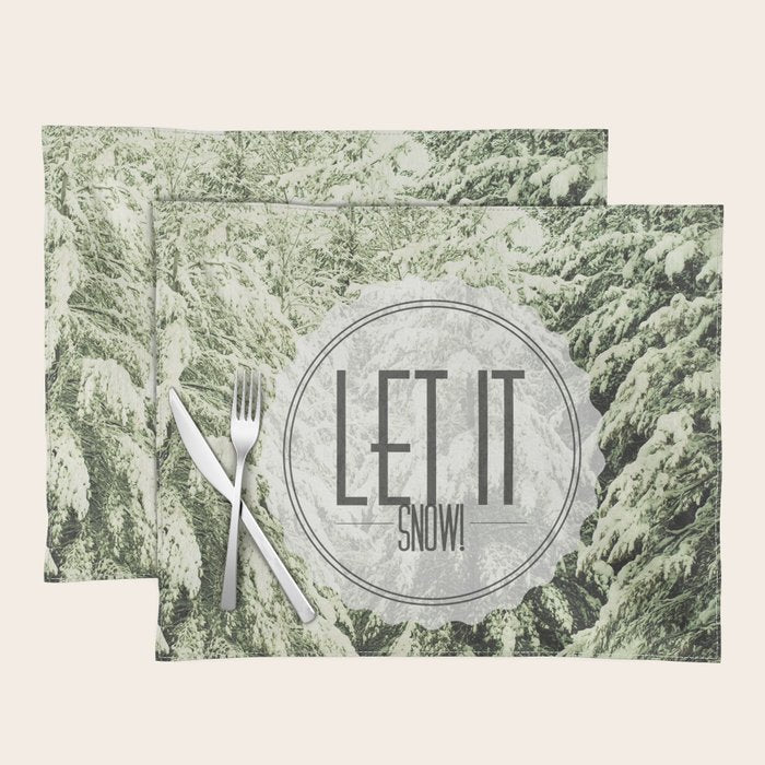 Let It Snow Placemat Gallery Image 1