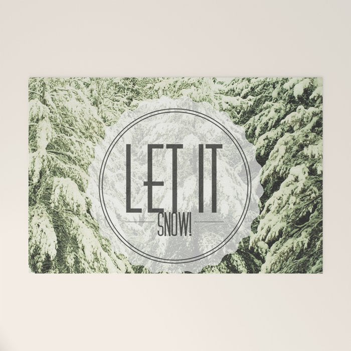 Let It Snow Welcome Mat Gallery Image 1