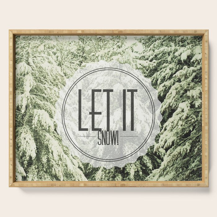 Let It Snow Serving Tray Gallery Image 1