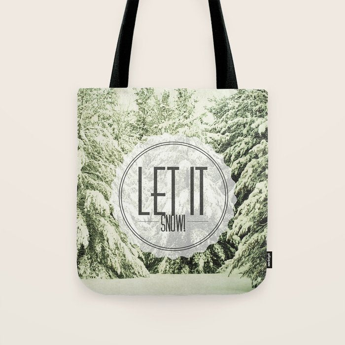 Let It Snow Tote Bag Gallery Image 1