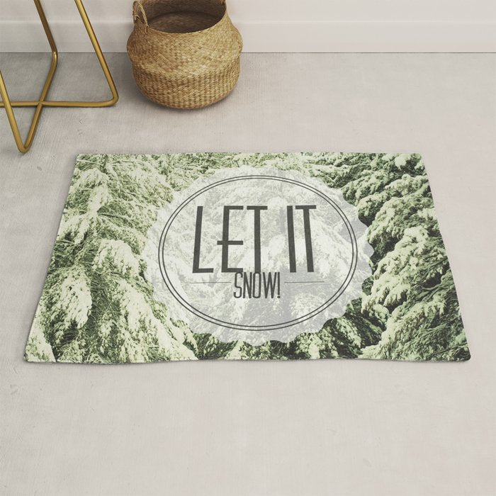 Let It Snow Rug Gallery Image 1