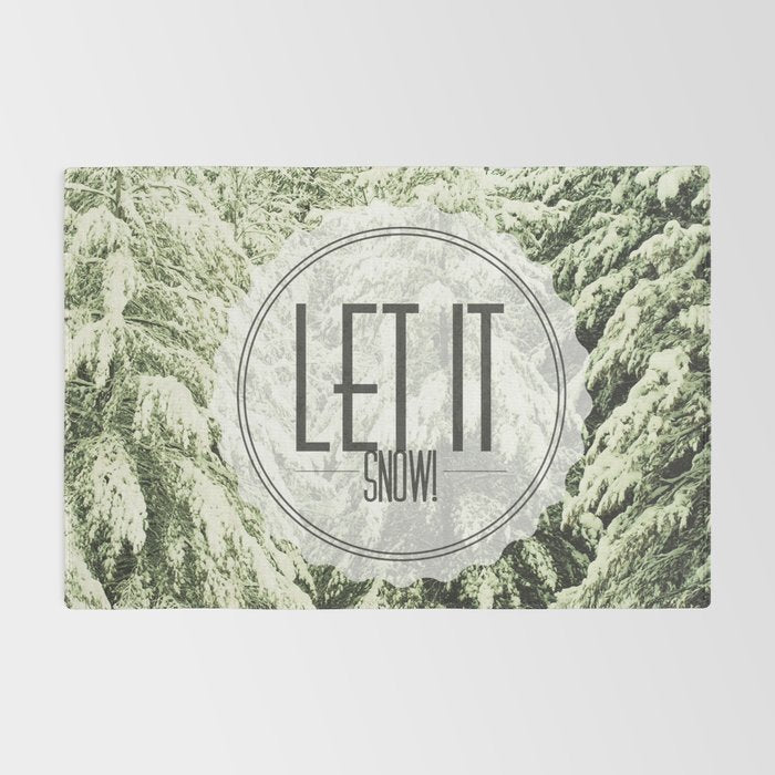 Let It Snow Rug Gallery Image 2