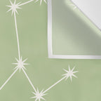 Taurus Zodiac Star Constellation Line Art Soft Green Wall Tapestry Gallery Image 3