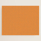 Muted Pumpkin Orange Solid Color Jigsaw Puzzle Gallery Image 1