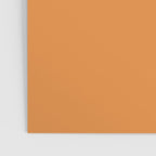 Muted Pumpkin Orange Solid Color Poster Gallery Image 3