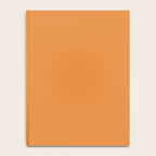 Muted Pumpkin Orange Solid Color Notebook Gallery Image 4