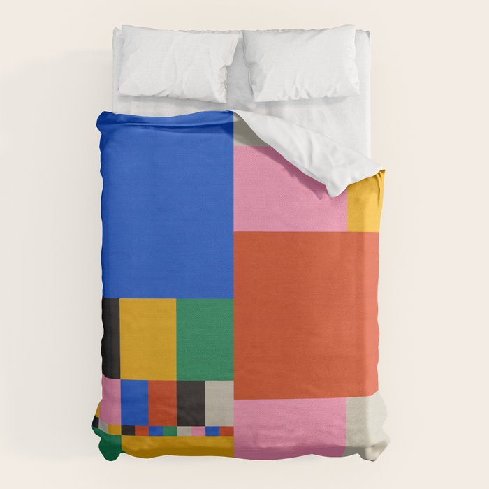Pixels: Bauhaus Edition Duvet Cover Gallery Image 6