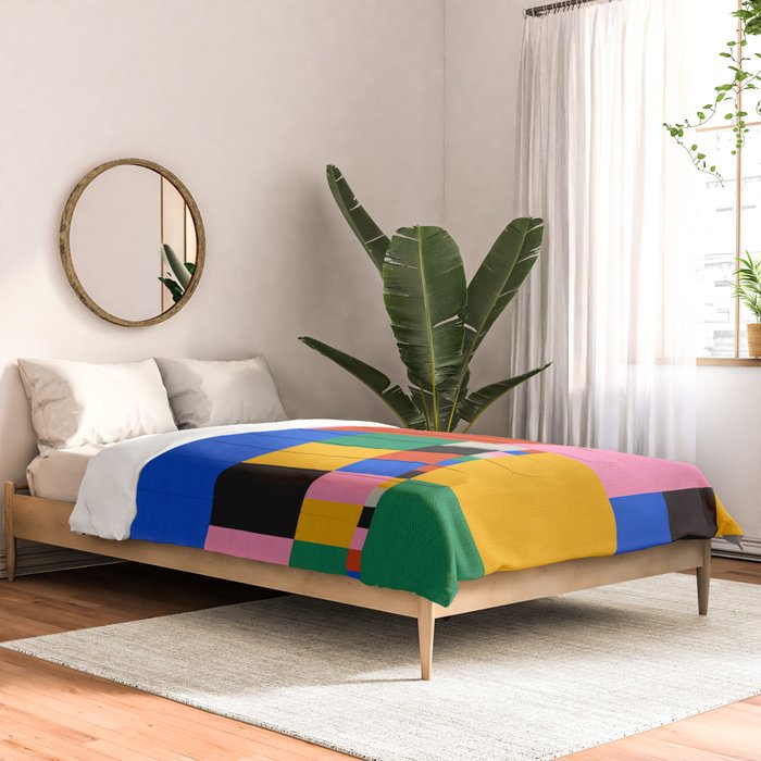 Pixels: Bauhaus Edition Comforter Gallery Image 2