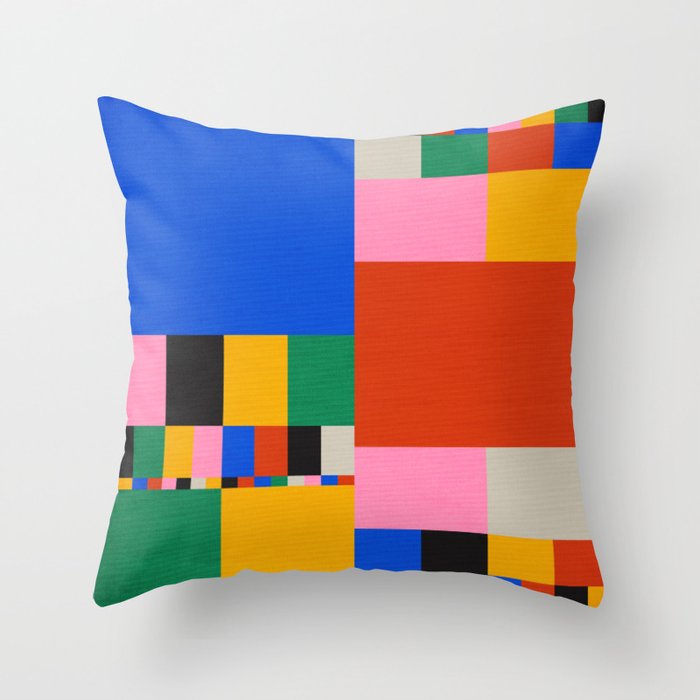 Pixels: Bauhaus Edition Throw Pillow Gallery Image 6