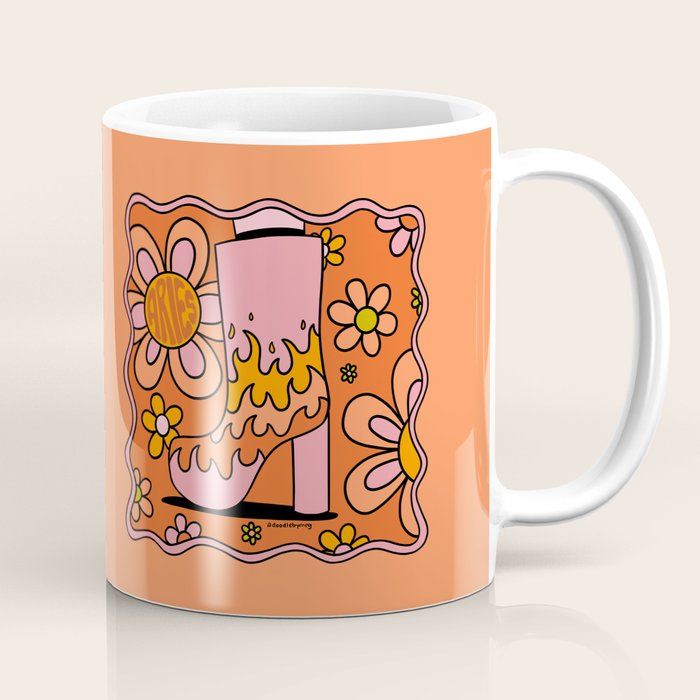 Aries Groovy Boot Coffee Mug Gallery Image 1