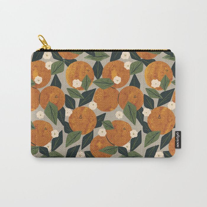 Orange Bouquet Carry All Pouch Gallery Image 1