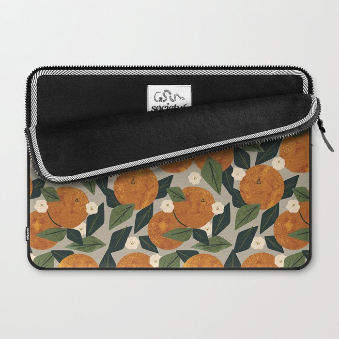 Orange Bouquet Laptop Sleeve Gallery Image 2