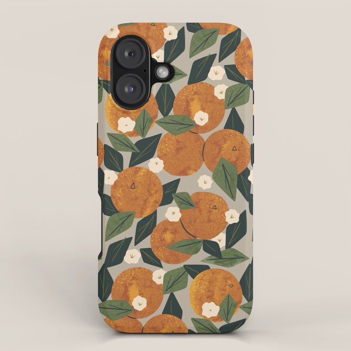 Orange Bouquet iPhone Case Gallery Image 1