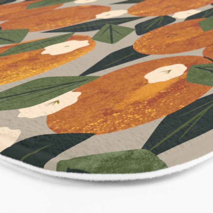 Orange Bouquet Bath Mat Gallery Image 3