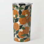Orange Bouquet Travel Mug Gallery Image 1