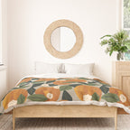 Orange Bouquet Duvet Cover Gallery Image 3