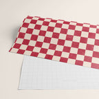 CHECKER - 001 - Tomato Wrapping Paper Gallery Image 2