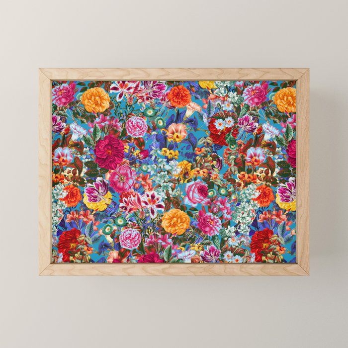 Multicolored Secret Garden Mini Art Print Gallery Image 1