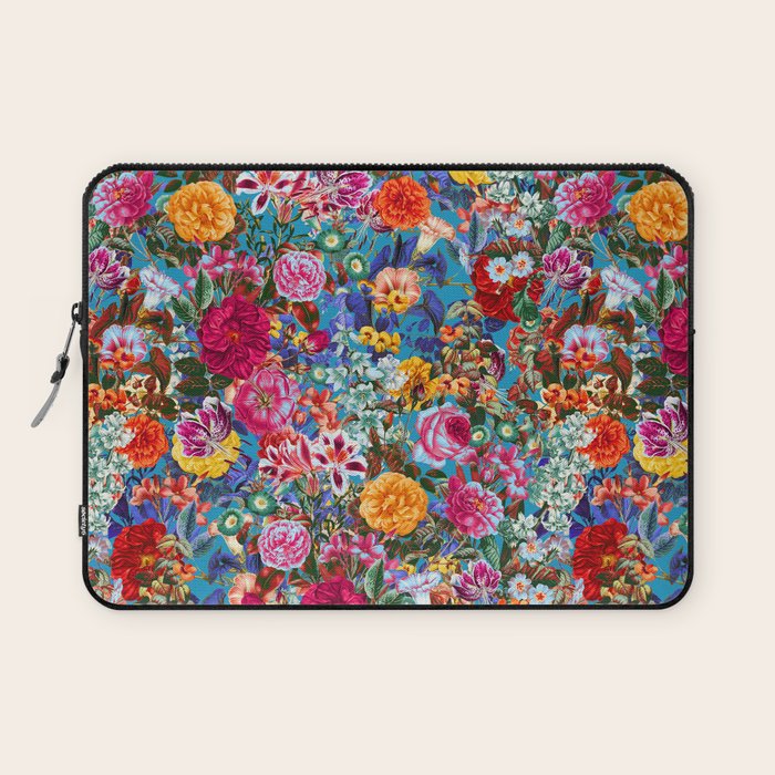 Multicolored Secret Garden Laptop Sleeve Gallery Image 1