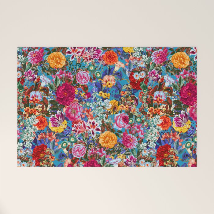Multicolored Secret Garden Welcome Mat Gallery Image 1