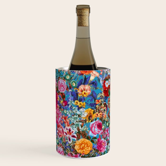 Multicolored Secret Garden Wine Chiller Gallery Image 1